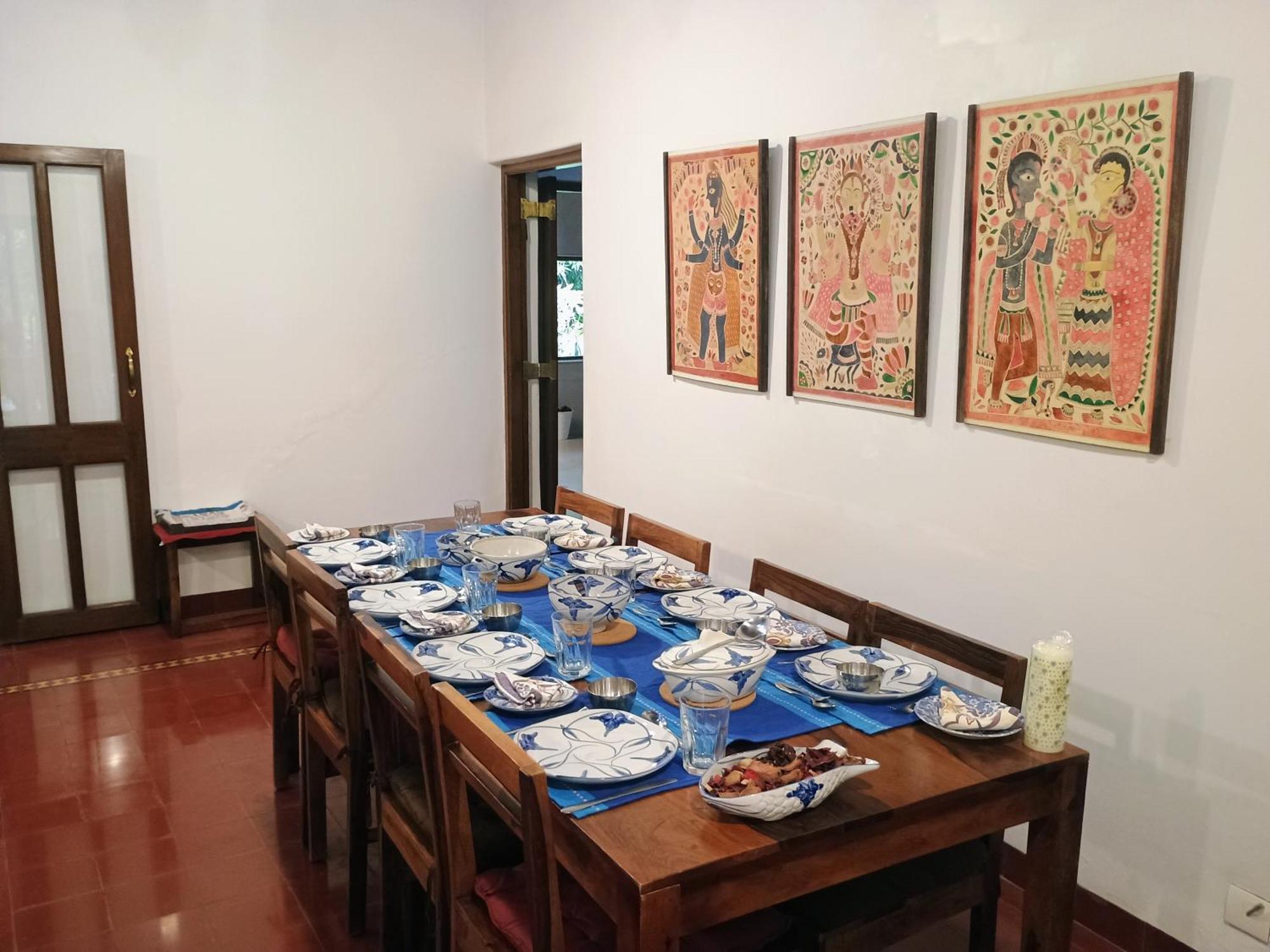 Banyan House - Luxurious 4 Bedroom Villa On One Acre, Near The Beach Nāgaon Exterior foto