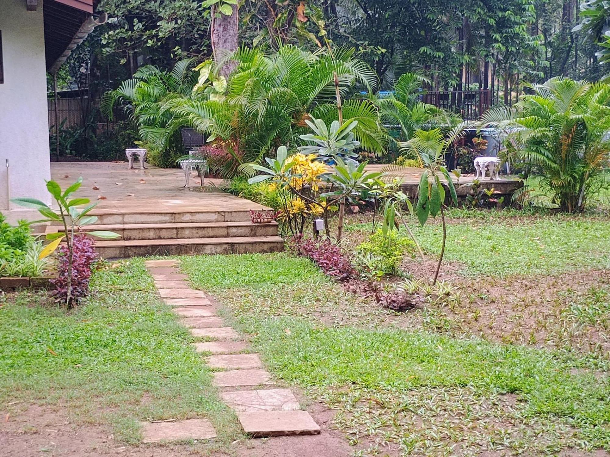 Banyan House - Luxurious 4 Bedroom Villa On One Acre, Near The Beach Nāgaon Exterior foto